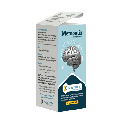 MEMONTIX FOR WORKING MEMORY ( SPEARMINT EXTRACT ) 60 CAPSULES